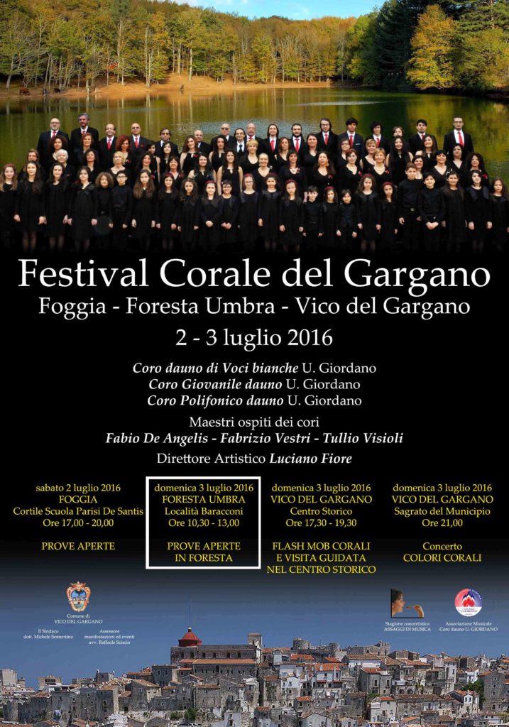 Festival Corale del Gargano 2016 – Prove in foresta