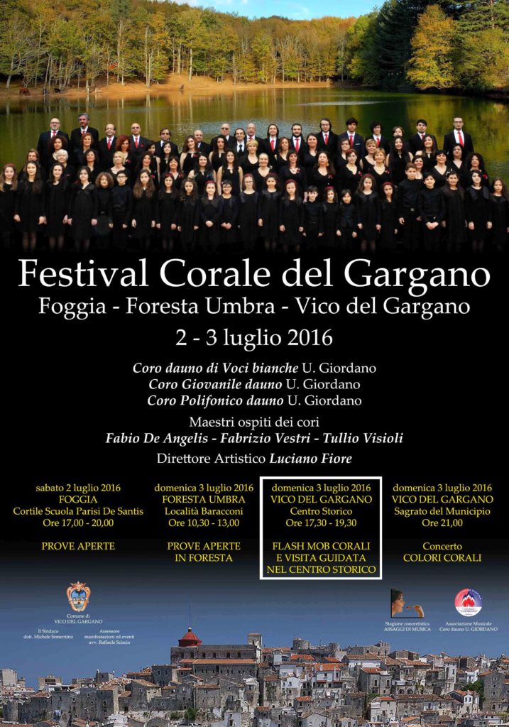 Festival corale del gargano 2016 – Flash mob corali