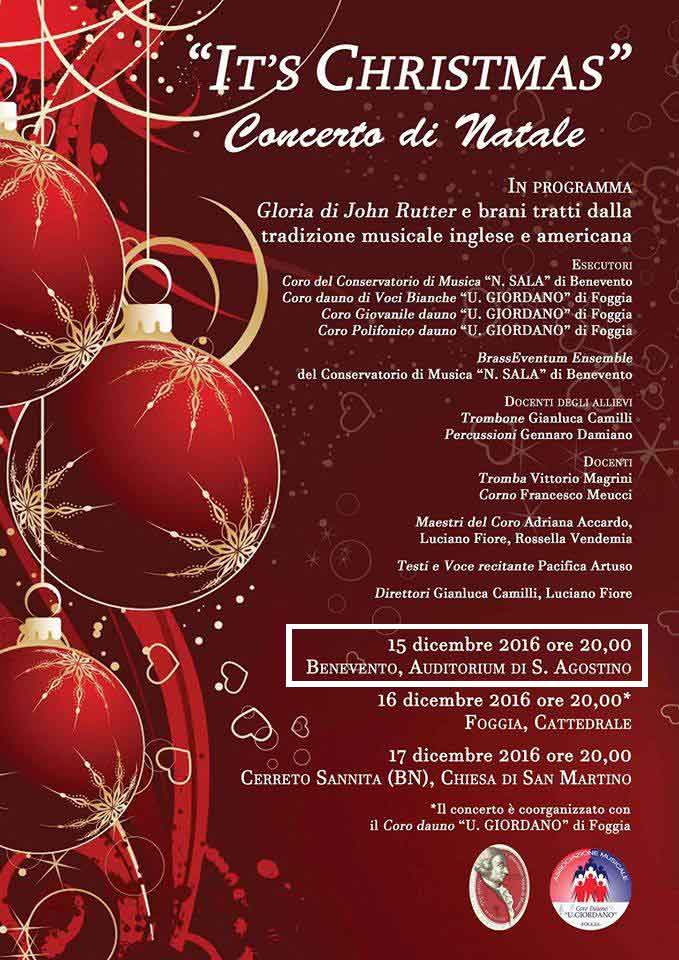 IT'S CHRISTMAS 2016 - 1° Concerto