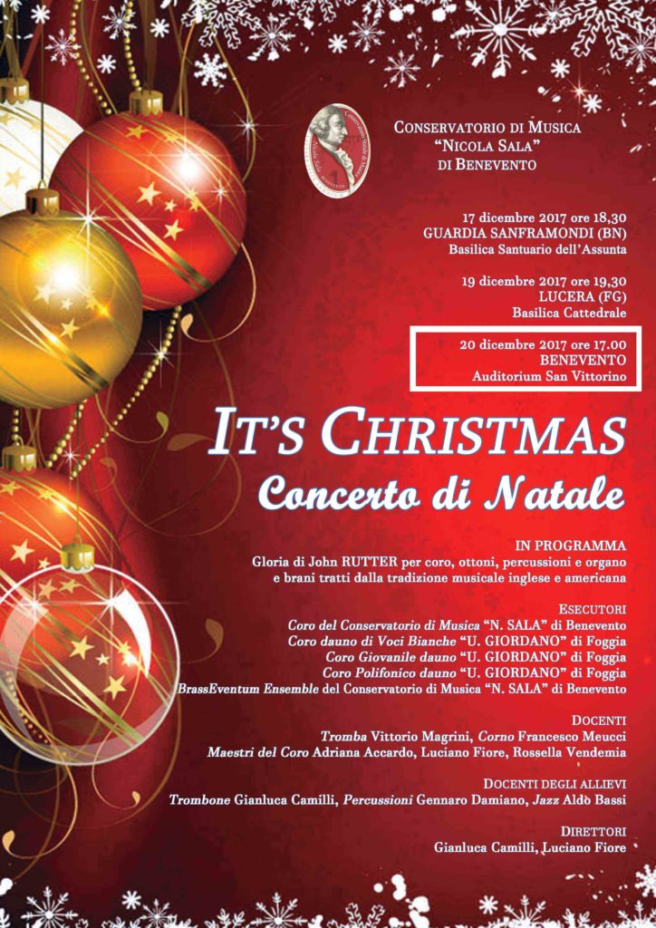 IT’S CHRISTMAS 2017 – BENEVENTO